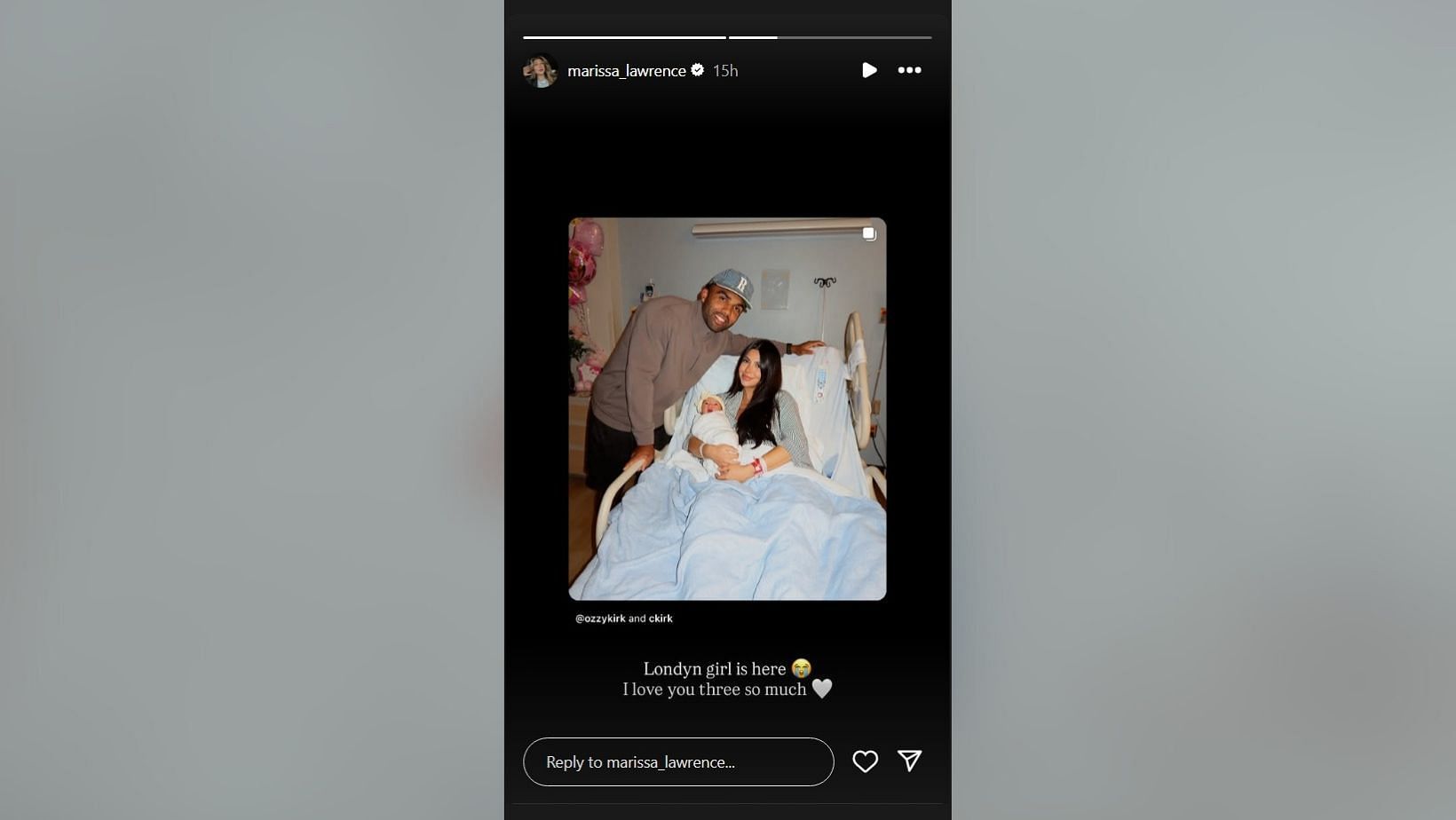 Trevor Lawrence's wife Marissa reacts to Christian Kirk's wife announcing daughter Londyn's birth (Image Credit: Marissa/IG)